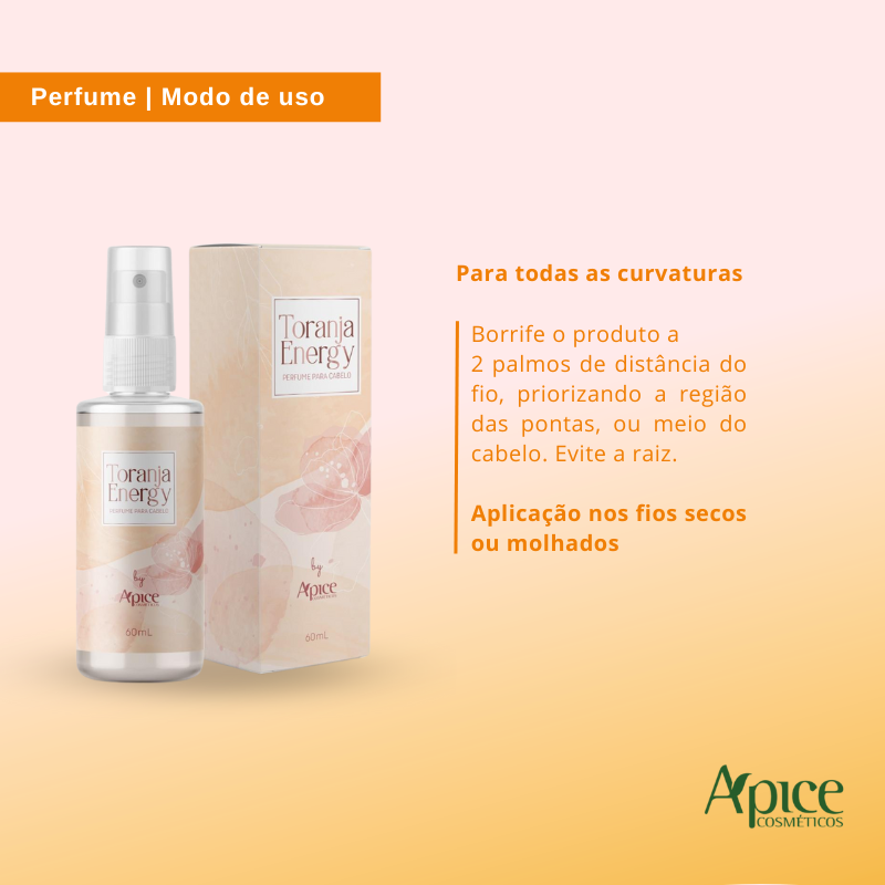 Kit Perfume Toranja Energy, Rímel Anti-frizz e Acqua Cream (3 itens)