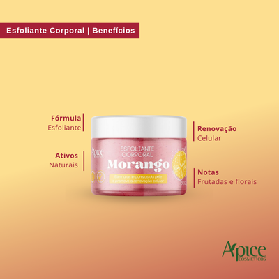 Esfoliante Corporal Morango 300g