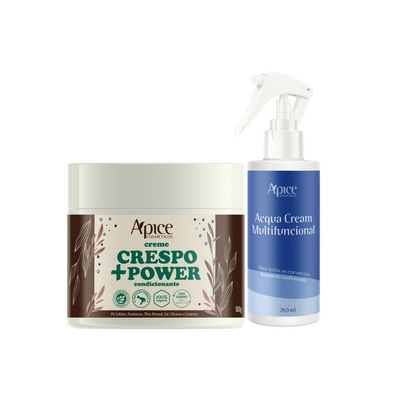 Kit Creme de Pentear Crespo + Power e Acqua Cream (2 itens)