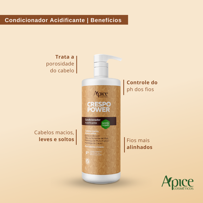 Condicionador Crespo Power Acidificante 1000ml