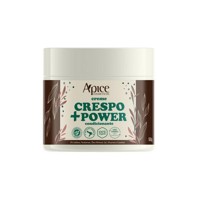 Creme de Pentear Crespo +Power 500g - No Poo / Low Poo - Ação Condicionante