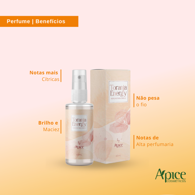 Kit Perfume Toranja Energy, Rímel Anti-frizz e Acqua Cream (3 itens)