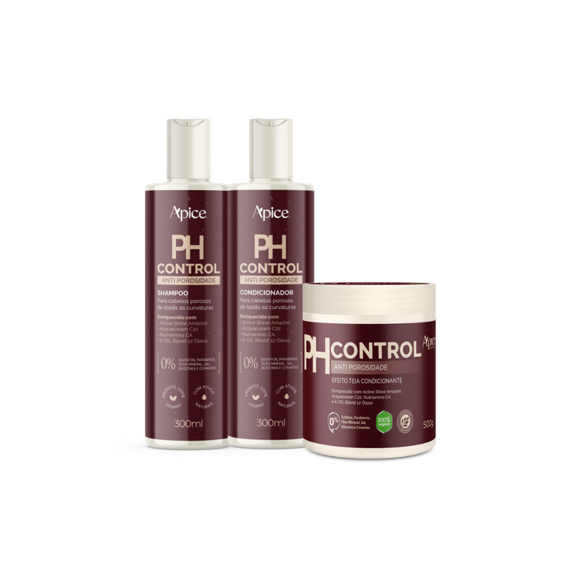 Kit Ph Control - Shampoo, Condicionador e Máscara 500g (3 itens)