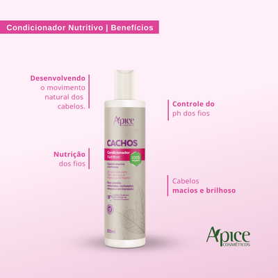 Kit Cachos PH - Shampoo, Condicionador, PH Control e Ativador (4 ITENS)