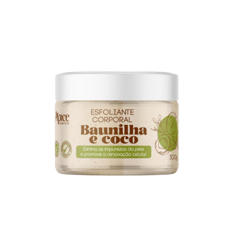 Esfoliante Corporal Baunilha e Coco 300g