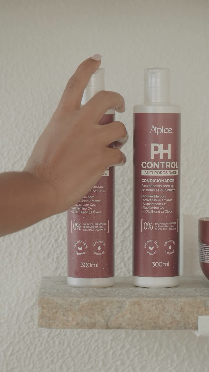 Kit Ph Control - Shampoo, Condicionador, Máscara, Ativador e Modelador e Gelatina (5 itens)