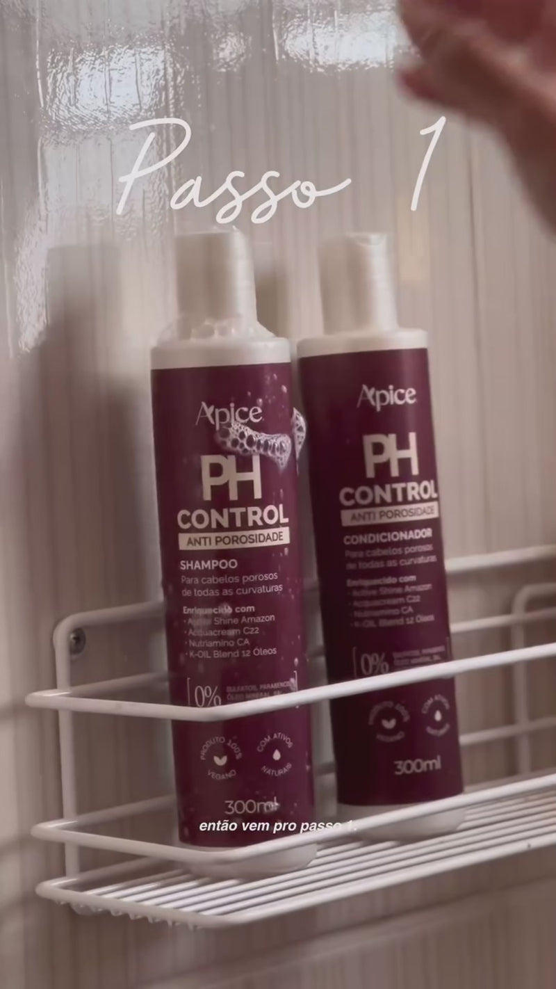 Kit Ph Control - Shampoo, Condicionador, Máscara, Ativador e Modelador e Gelatina (5 itens)